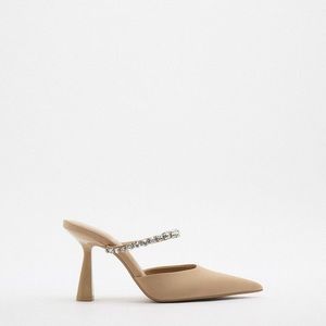 RHINESTONE HEELED SHOES